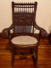 Load image into Gallery viewer, Haywood Wakefield style antique chair 36L x 24W x 36 H
