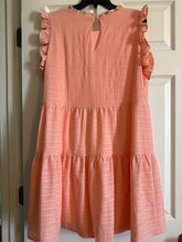 Load image into Gallery viewer, Be by Chetta B Light pink flowy ruffled dress, worn once Women's - XL
