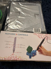 Load image into Gallery viewer, Super 3D pen set brand new pen and pad Including multiple colors of plastic

