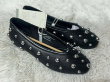 Load image into Gallery viewer, A New Day Black Flats NWT, Size 9, Black with Silver Polka Dots, Shoes, Retail $40 9 (Adult)
