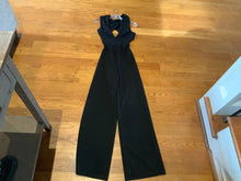 Load image into Gallery viewer, LULUS low cut black backless jumpsuit Crisscross in the back Women's - XS
