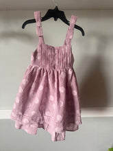 Load image into Gallery viewer, Sincerely Jules Layered blush polka dot dress 3T
