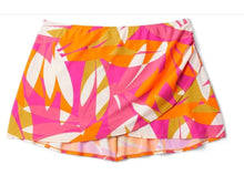 Load image into Gallery viewer, Kona Sol, size 1X, NWOT, pink orange colorful Print wrap swimsuit skirt with shorts cute! Smr Women's - XL
