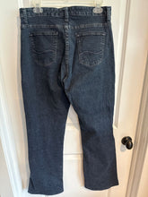 Load image into Gallery viewer, Lee Slender secret Lower on waist jeans dark wash Women's 12
