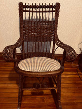 Load image into Gallery viewer, Haywood Wakefield style antique chair 36L x 24W x 36 H
