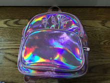 Load image into Gallery viewer, Ballerina Backpack/Dance Bag Retails $28 10 X 12 inch Pink Iridescent Ballerina Backpack
