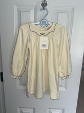 Load image into Gallery viewer, The Beaufort Bonnet Company, 3T Cream Long Sleeve Smocked Dress, NWT 3T
