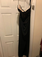Load image into Gallery viewer, David Bridal new with tags Black lace on chest with beige underneath Women's 8
