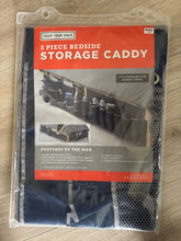 Load image into Gallery viewer, 2 piece bedside storage caddy NIP never opened Each are 35inW x 12.5inH l. 14 fabric, 3 mesh, 2 extra  pockets
