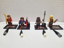 Load image into Gallery viewer, LELE Blocks "Lord of the Rings" Minifigures Set of 8 Figures and Animals
