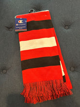 Load image into Gallery viewer, Champion NWT red white black scarf No team logo but perfect for U of L Scarf
