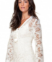 Load image into Gallery viewer, Hale Bob, Size XS, white, butterfly lace dress Hale Bob butterfly lace white dress, spaghetti strap slip, NWT Women's - XS
