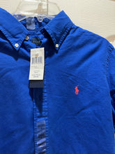 Load image into Gallery viewer, Ralph Lauren Polo NEW with tags Royal blue cotton button down short sleeve Men's - L
