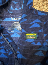 Load image into Gallery viewer, LL Bean Blue fleece bunting 3 Months
