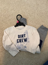 Load image into Gallery viewer, Carters NWT Dirt Crew Outfit set 18 Months
