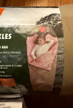 Load image into Gallery viewer, Sleeping bag. New! Sprinkles the cone kids size
