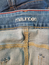 Load image into Gallery viewer, Maurices 22W stretchy bootcut jeans light blue Worn once stretchy boot cut womens jeans 22W Women's 20
