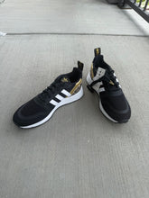Load image into Gallery viewer, Adidas NWT black with leopard heel tennis shoes 11 (Adult)
