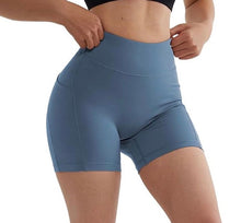 Load image into Gallery viewer, Spandex Booty Biker Shorts, XS, blue NWT $24 new tummy control with pocket Women's - XS
