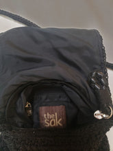 Load image into Gallery viewer, Sak purse Black purse with zipper close and flap
