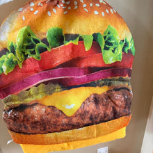 Load image into Gallery viewer, New cheeseburger costume. One size fits most adult costume. Double sided
