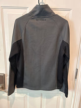 Load image into Gallery viewer, Spyder, small, NWT gray black 1/4 zip pullover Front zip pockets fleece lined thick $99 new Men's - S
