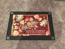 Load image into Gallery viewer, 36x24 doormat Thanksgiving and Christmas insert

