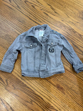 Load image into Gallery viewer, Marvel Spiderman grey jean jacket 3T
