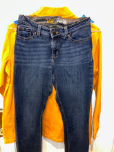 Load image into Gallery viewer, 2pc outfit - NWT universal threads mustard jacket Shirt &amp; Lee skinny leg mid rise jeans size 4 Women's - S
