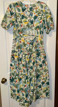 Load image into Gallery viewer, Melloday Womens tropical print cotton maxi dress by Melloday, size XL Women's - XL
