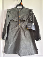 Load image into Gallery viewer, Modern moments NWT Sage green CORDUROY long sleeve dress 4T
