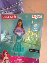 Load image into Gallery viewer, Disney princess Ariel new costume Size 4 -6 4T
