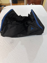 Load image into Gallery viewer, Jordan / Nike Black Jordan Duffel Blue Accent / NWOT
