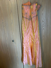 Load image into Gallery viewer, Riva Designs Orange with gem decor, formal wear, gently used Women's 10
