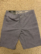 Load image into Gallery viewer, Callaway NWT Grey and white active waist band shorts opti dry 30
