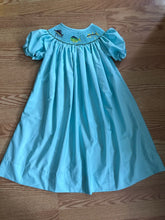 Load image into Gallery viewer, Belles and Britches Boutique VGU Smocked Swordfish Dress 6
