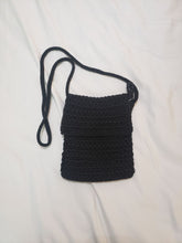 Load image into Gallery viewer, Sak purse Black purse with zipper close and flap
