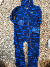 Load image into Gallery viewer, LL Bean Blue fleece bunting 3 Months
