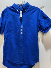 Load image into Gallery viewer, Ralph Lauren Polo NEW with tags Royal blue cotton button down short sleeve Men's - L
