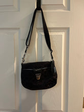 Load image into Gallery viewer, Coach Black fabric logo purse - adjustable strap Purse
