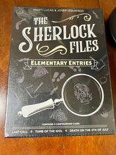 Load image into Gallery viewer, The Sherlock Files Game NWT Elementary entries age 14+ 1-8 players
