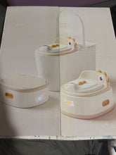 Load image into Gallery viewer, Kindsgut3-in-1Potty Training Toilet removable bowl BNIB Removable Seat, Dinosaur Design, Step Stool, Splash Guard,
