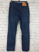 Load image into Gallery viewer, Levis dark wash jeans straight leg EUC 14
