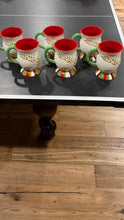 Load image into Gallery viewer, 6 snowman mugs 6 Large mugs
