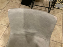 Load image into Gallery viewer, Gray swivel chair Wear marks on top
