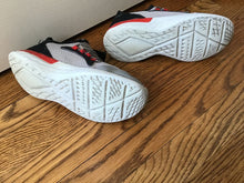 Load image into Gallery viewer, CREW Size 4 Grey/Black/Red Slip-On Shoes Size 4 Grey/Black/Red Slip-On Shoes 4 (Big Kid)
