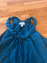 Load image into Gallery viewer, Ann Taylor Loft Size small blue top, rolled design around neck Women's - S
