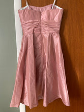 Load image into Gallery viewer, London Style Nights -ALTERED, SEE DESC- Strapless. 30" top of bust, 25.5" waist, 23.25" from waist to hem Women's - S
