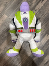 Load image into Gallery viewer, Toy Story Buzz Lightyear weighted pillow buddy 23 in tall. Can sit up against bed. Soft Polyester Velboa Fabric. Plush Toys
