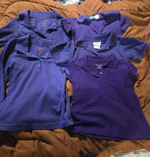 Load image into Gallery viewer, Cat&amp;Jack,Shaheen,Children Place Long and Short Sleeve Purple Uniform Shirts 4T

